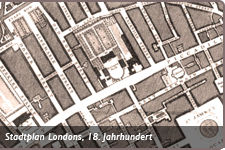 Stadtplan Londons, 18. Jahrhundert