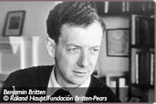 Benjamin Britten © Roland Haupt/Fundación Britten-Pears
