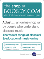 The Shop at Boosey.com Affiliate Programme