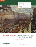 Gabriel Fauré Complete Songs - New from Peters