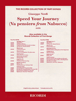 Special Offer: Verdi Speed Your Journey SATB