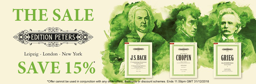 Save 15% on Edition Peters