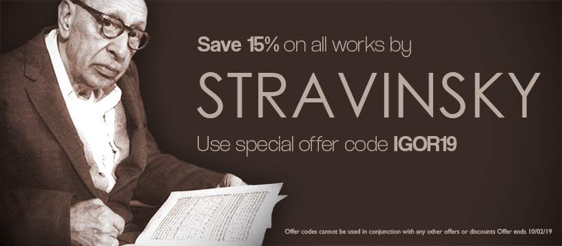 Stravinsky Flash Sale - Save 15%