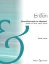 Britten, Benjamin: Choral Dances from Gloriana SATB, tenor & harp