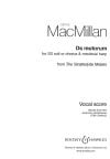 MacMillan, James: Os mutorum (from The Strathclyde Motets) SS & harp