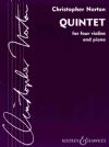 Norton, Christopher: Quintet for four violins & piano