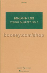 String Quartet No.3 (Study Score - Hawkes Pocket Score 1291)