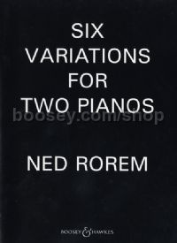 6 Variations for 2 Pianos