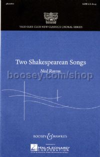 Two Shakespearean Songs (SATB & Piano)