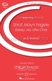 Shlof, Mayn Fegele (Unison or 2-Part Choir & Piano )