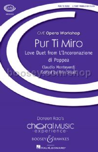 Pur Ti Miro (2-part Treble Voices & Piano)
