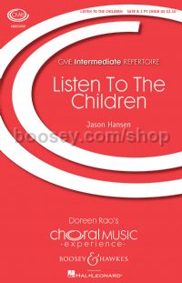 Listen to the Children (2-Part Children's Choir, SATB & Piano)