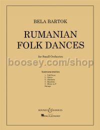 Rumanian Folk Dances (Small Orchestra)