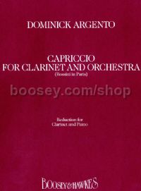 Capriccio (Rossini In Paris) (Clarinet & Piano)