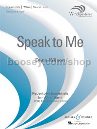 Speak to Me (Score & Parts)
