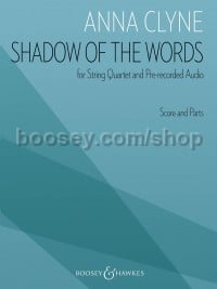 Shadow of the Words (String Quartet - Sc & Pts)