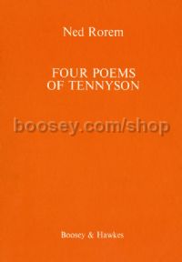 Four Poems of Tennyson - voice & piano