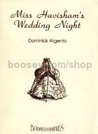 Miss Havisham's Wedding Night (Vocal score)