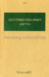 Arietten Op. 50 (Hawkes Pocket Score - HPS 911)