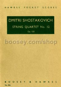 String Quartet No.12 Op. 133 (Hawkes Pocket Score - HPS 856)