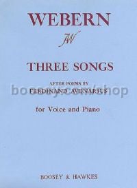 3 Songs after Poems by Ferdinand Avenarius (Voice & Piano)