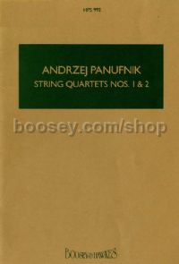 String Quartets 1&2 (Hawkes Pocket Score - HPS 992)