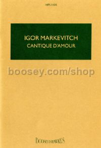 Cantique d'Amour (Hawkes Pocket Score - HPS 1105)