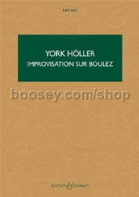 Improvisation sur Boulez (Hawkes Pocket Score - HPS 1143)