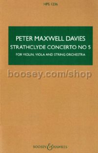Strathclyde Concerto 5 (Hawkes Pocket Score - HPS 1236)