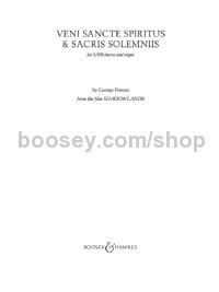 Veni Sancte Spiritus/Sacris Solemnis (SATB & Organ)
