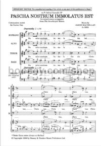 Pascha nostrum immolatus est (SATB with divisi a cappella) - Digital Sheet Music