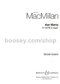 Ave Maria SATB & Organ (Choral Score) (Latin)