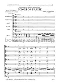 Songs of Praise (SATB & Organ)