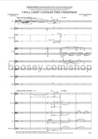 I will light candles this Christmas (Chamber Orchestra Full Score & Parts) - Digital Sheet Music