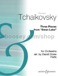 Three Pieces (Swan Lake Op20) Orch Set