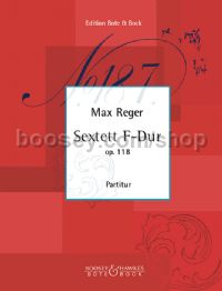 String Sextet op. 118 (2 Violins, 2 Violas, 2 Cellos) (Full Score)