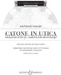 Catone in Utica - Aria Variations (Voice & Piano)