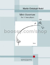 Mini-Ouvertüre Op. 51, for 11 brass player (Parts)