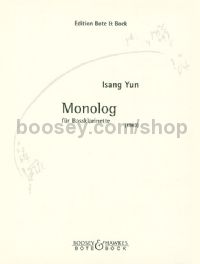 Monolog (1983) (Bass Clarinet)