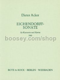 Eichendorff Sonata (1983) (Clarinet & Piano)