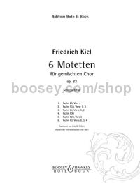 6 Motets Op. 82 (SATB Choral Score)