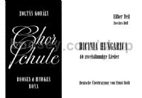 Bicinia Hungarica 2 (German Edition) Choir-Method 11/2 (2-part treble voices)