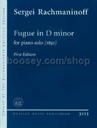 Fugue in D Minor (1891) 1st Edition