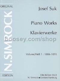 Piano Works 1 (1886-1895)