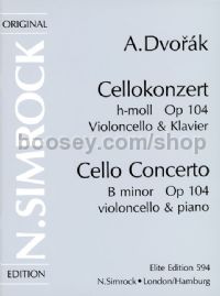 Cello Concerto in Bm Op104 