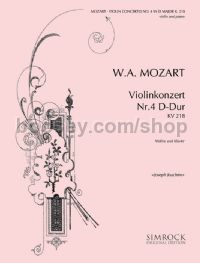 Violin Concerto 4 in D KV 218