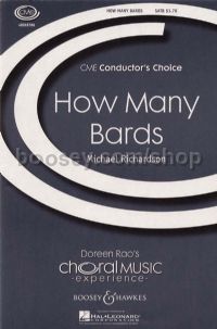 How Many Bards (SATB & Piano)