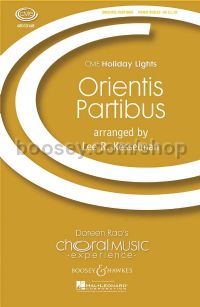 Orientis Partibus (SATB & Percussion)