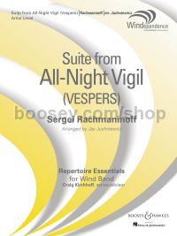 Suite from All-Night Vigil (13 Woodwind instruments Score & Parts)
