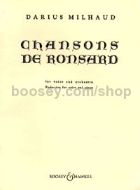 Chansons de Ronsard (High Voice & Piano)